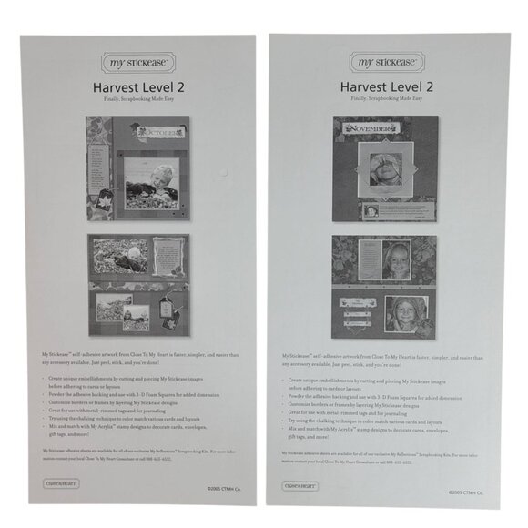 Close to My Heart Reflections Stickease X7051C Harvest Brown Fall Autumn NEW - Picture 6 of 6